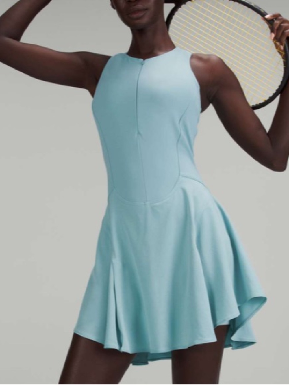 Lululemon Tidal Teal Everlux Short-Lined Tennis Tank Dress 6"